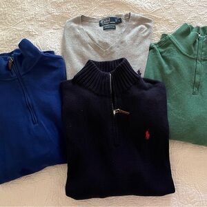 Lot of men’s Ralph Lauren sweaters